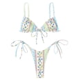thumbnail image 1 of MKLEKYY Trajes De Baño Dama Sexy Bikini 2023 Swimsuit Women Swimwear Push Up Bikini Set Thong Brazilian Bathing Suit Beach Wear, 1 of 3