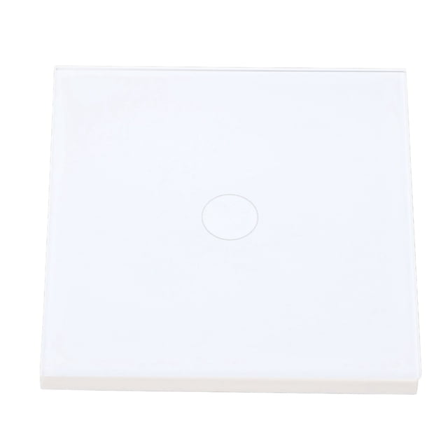 Interruptor de luz de pared táctil con panel de vidrio templado sensible al fuego con indicador de 110 a 240 V