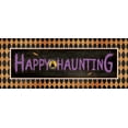 thumbnail image 2 of Marrott, Stephanie 18x10 Gold Ornate Wood Framed with Double Matting Museum Art Print Titled - Happy Haunting, 2 of 4