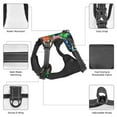 thumbnail image 3 of Naloa Colorful Flowers Pet Harness Vest with Traction Rope, Adjustable No-Choke Dog Vest for Outdoor, Walking - Medium, 3 of 5