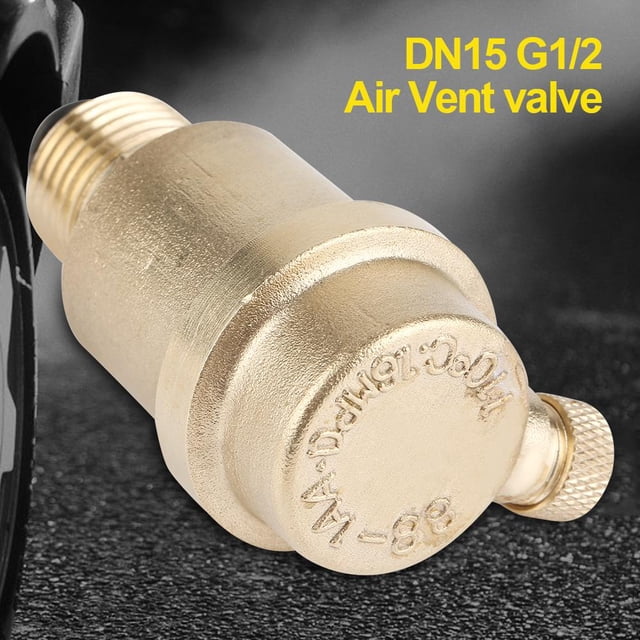 Válvula de ventilación de latón de alivio de presión Válvula de ventilación de aire Válvula de ventilación automática confiable Válvula de liberación de aire Válvula de evacuación de aire Unbranded GS06503