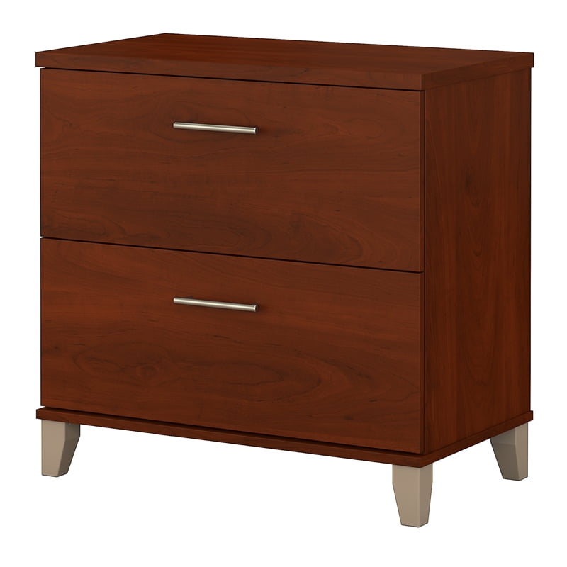 Bush Furniture Somerset Lateral File Cabinet Maple Cross