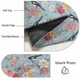 thumbnail image 6 of Runner Rug 2 x 6 Ft, Spring Red Floral Washable Non-Slip Floor Mat for Kitchen Hallway/Entryway, Daiy Birds Farmhouse Blue Botanical Long Kitchen Runner Area Rugs for Living Room, Low-Profile, 6 of 8