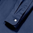 thumbnail image 3 of StSilkitty Button down Shirts for Men Long Sleeve Stand Collar Dress Shirt with Pocket Lightweight Soft Office Work Tops, 3 of 7