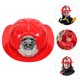 thumbnail image 4 of FELTECHELECTR 2 piezas de sombrero de bombero para niños, casco de bombero para cosplay, accesorio de disfraz de bombero, sombrero de plástico de bombero., 4 of 4