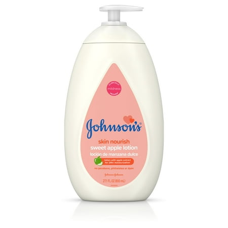 Johnson's Moisturizing Baby Lotion with Apple Extract, 27.1 fl. (Best Moisturizing Body Lotion For Dry Skin)