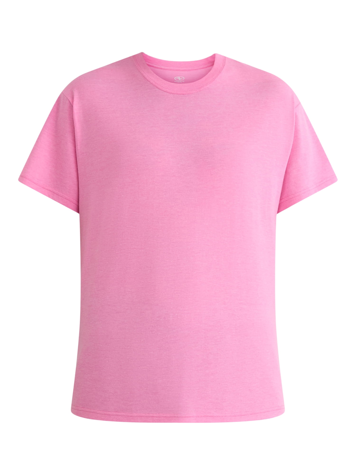 Athletic Works Men's Solid Tri Blend Tee with Short Sleeves, Sizes XS-4XLT