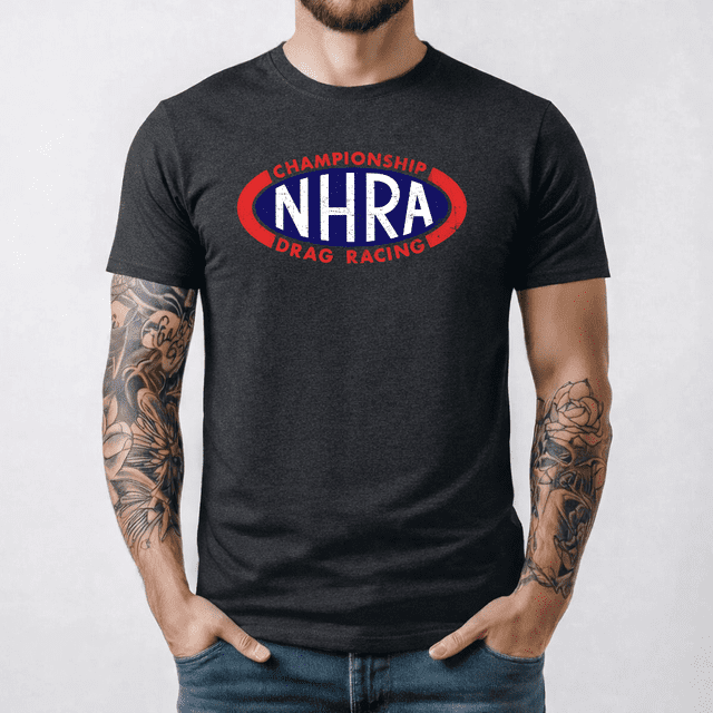 Nhra National Hot Rod Association Drag Racing Car Auto Unisex T-Shirt V1130364, up to size 3XL.