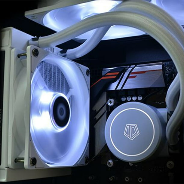 Admirador ID-COOLING XF-12025 Ventilador enfriador de 120 mm y 4 pines para carcasa de PC CPU Refrigeración por agua