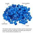 thumbnail image 4 of Uxcell Rubber End Caps Cover Vinyl Screw Thread Protector Round Vacuum Caps for Screw Bolt Pipes 5/8 inch 100Pcs, 4 of 5