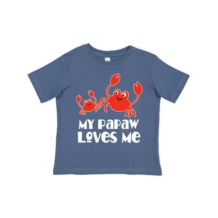 

Inktastic My Papaw Loves Me Grandchild Gift Toddler Boy Girl T-Shirt