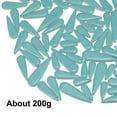 thumbnail image 3 of Uxcell Ceramic Mosaic Tiles, 200g Teardrop Flower Leaves Tiles Mosaic Blocks for Art Craft, Peacock Blue, 3 of 6