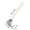 Beige2, variant on High Carbon Steel Clam Rake with Wooden Handle - Portable Seafood Digging Rake for Beach & Gardening
