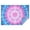 Colorful Tie Dye, variant on Colorful Tie Dye Mandala Pattern Rectangle Tablecloth 60"x84",Waterproof Polyester Rectangle Table Cloth, Wipeable Spillproof Polyester Tablecloth for Dining, Camping, Indoor and Outdoor