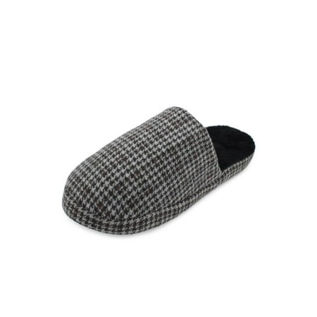houndstooth slip on shoes