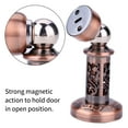 thumbnail image 6 of Dekaim Tope de Puerta, Tope de Puerta de electrochapado de Acero Inoxidable de Bronce Rojo Antiguo Tope de Puerta magnético Potente, 6 of 8