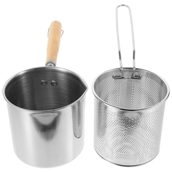 Fry Pan Frying Pan Nonstick Fryer Deep Fryer Basket Deep Fry Basket French Fries Pot Fry Pot