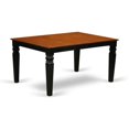 thumbnail image 3 of East West Furniture Dining Room Set Black & Cherry, WEST7-BCH-W, 3 of 4