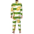 thumbnail image 5 of Bingfone Men'S Pajama Set 2 Piece Loungewear Pjs, Long Sleeve With Pajama Pants-Watercolor St Patrick Day, 5 of 9