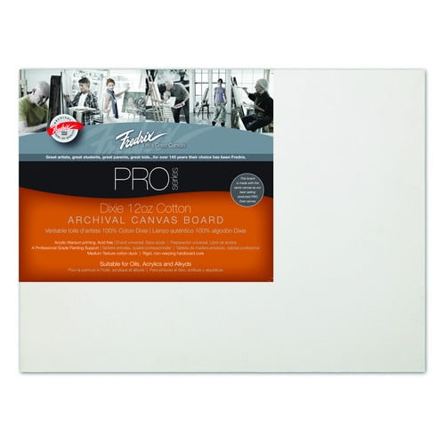 TARA/FREDRIX 3419 PRO SERIES ARCHIVAL CANVAS PANELS/BOARDS 18X24