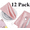 Blush Pink, variant on 12 Pack Satin Table Cloth Napkins, 17x17 Inch Blush Pink Silky Wedding Napkins Cloth Washable, Luxury Dining Table Cloth Napkins Set for Birthday Holiday Party Dinner Restaurant