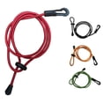 thumbnail image 3 of HEVIRGO Paddle Leash, 1m Elastic Kayak Canoe Rowing Paddle Leash Cord Rope Safety Fishing Rod Lanyard, Red, 3 of 6