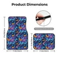 thumbnail image 5 of Pofeuu Butterflies Of The Starry Sky Print Car Foot Mat Set of 4 Pieces - All-Weather Full Set Floor Mats for Cars Trucks SUVs, 5 of 7