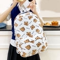 thumbnail image 5 of School Backpack for Teens Cute Capybara Print Backpack Large Capacity Laptop Bag Casual Commute Travel Daypack, 5 of 5