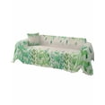thumbnail image 2 of Green Beige Fall Leaves Sofa Couch Covers for 3 Cushion Couch,Washable L Shape Sectional Sofa Covers for Loverseat/Pet/Kid,Farmhouse Retro Botanical Plant Slipcover Throw Blanket Futon Cover 71x134, 2 of 8