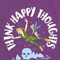 thumbnail image 3 of Disney - Peter Pan - Think Happy Thoughts - Tinkerbell - Toddler And Youth Short Sleeve Graphic T-Shirt, 3 of 6