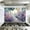 Color 4, variant on Kitchen Backsplash Peel and Stick Wall Murals Romantic Watercolor Garden Pink Yellow Lavender Blooms Removable Mural 35.4"W x 23.6"H, Oil Proof Vinyl Wallpaper for Fireplace & Behind Stove