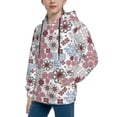 thumbnail image 2 of Daiia Abstract Floral for Boys Fashion Hoodies & Sweatshirts with Kangaroo Pocket,Hooded Sweatshirt for Kid, Breathable& Moisture Wicking-Large, 2 of 6