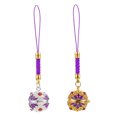 thumbnail image 4 of ULTNICE 2pcs Keychain Essential Oil Perfume Diffuser Copper Gold Purple Everyday Use, 4 of 8