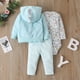 thumbnail image 4 of 3 Pcs/Set Infant Baby Clothes Fall Winter Cotton Baby Coat+Pants+Bodysuit Long sleeves Newborn Bebe Girls Clothing Outfits, 4 of 4