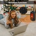 thumbnail image 5 of Cadrim Portable Electric Heater, PTC Fast Heating for Office,Bedroom,Room and Indoor Use(1200W), 5 of 5
