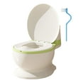 thumbnail image 2 of Orinal de Entrenamiento Sunnimix para El Baño Inodoro Realista Tamaño Compacto Verde, 2 of 8