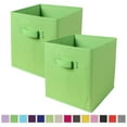 thumbnail image 1 of YOYTOO 2 Pack Collapsible Cube Fabric Storage Bins, 11 Inch Collapsible Storage Bins, 1 of 7