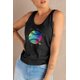 thumbnail image 3 of ABPHQTO Camiseta sin mangas con espalda cruzada y estampado gráfico tie-dye de béisbol para mujer, 3 of 5