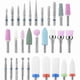 thumbnail image 1 of 30-Piece Nail Drill Bit Set with Box, 3/32' Ceramic Nail Drill Bit Set, Diamond Carbide Nail Drill, 1 of 5