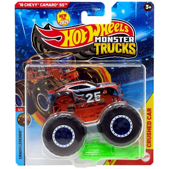 Hot Wheels Crash Legends '18 Chevy Camaro SS Diecast Car