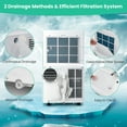thumbnail image 6 of Gymax 12000 BTU ASHRAE Portable Air Conditioner Controlled by WiFi Smart App & Remote, 6 of 10