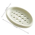 thumbnail image 3 of Kearding Caja de almacenamiento para drenaje de baño, soporte de espuma para lavado, soporte para de ducha, contenedor, bandeja de PVC Juegos de accesorios de baño Verde, 3 of 6