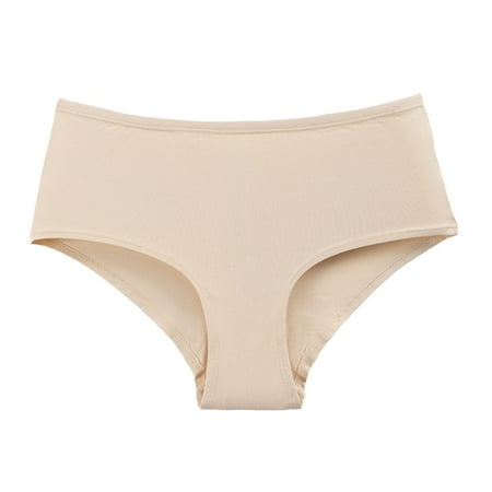 Jamicy Panties for Women High Waist Cotton Underwear Soft Brief Panties Soft Stretch Ladies Cheeky Bikini Briefs Hipster Panty