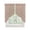 Brown, variant on Yellow Swag Valances for Windows, Pure Yellow Rod Pocket Sheer Valances for Small Windows, Swag Toppers Light Filtering for Kitchen Living Room 2 Panels 28''x36''