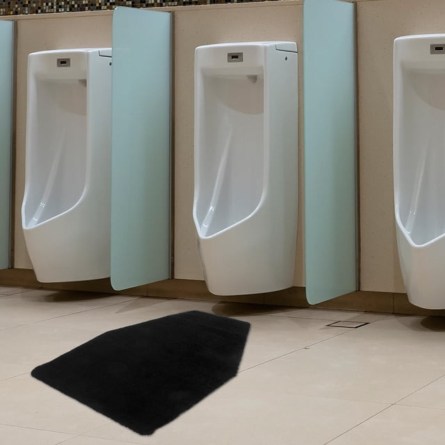 unbranded Tapete Para Urinarios En Color Negro Con Protección Derrames Y Resbaloso