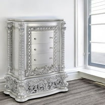 Acme Valkyrie Chest, Antique Platinum FinishResin, Composite WoodAntique Platinum Finish