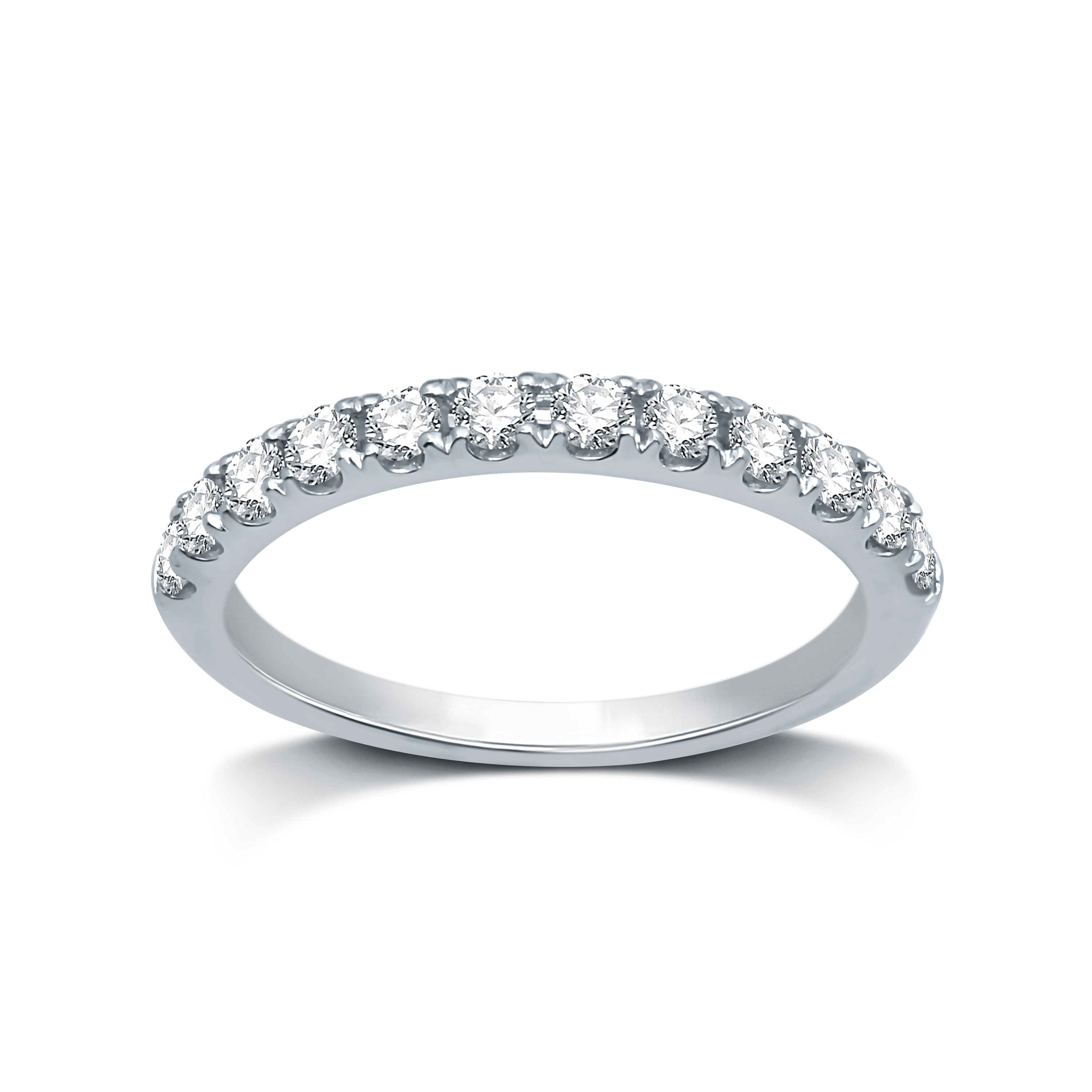 1/2 CTTW Lab Grown Diamond Bridal Band in 10K White Gold