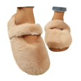 thumbnail image 4 of LILIYA Cozy Women Fuzzy Round Toe Slippers, Warm Plush Winter Home Shoes, Soft Non Rubber Sole, Comfortable On Indoor Footwear, Cute Minimalist Style 2026, 4 of 9