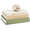 Sage-Beige-Apricot, variant on Decorative Boxes Blue-Beige-Apricot Set of 3 Linen Faux for Home Storage and Decor