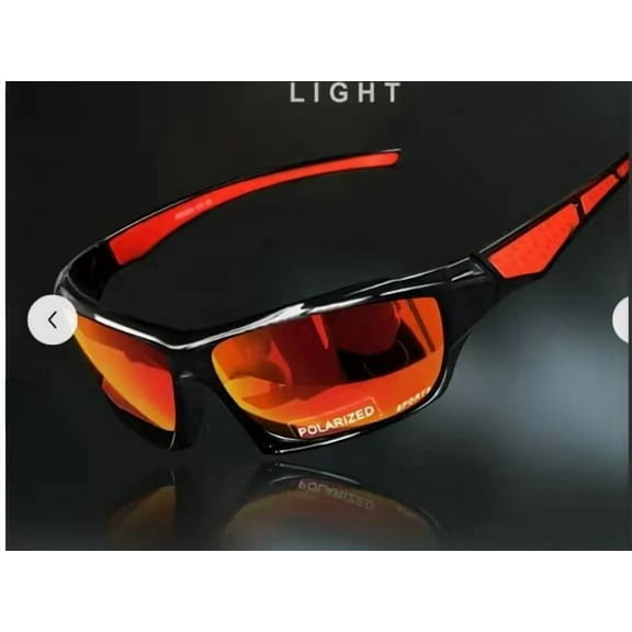 ENQIZ men's polarized sunglasses, trendy and colorful film outdoor night vision driving glasses, driving and cycling sports glasses